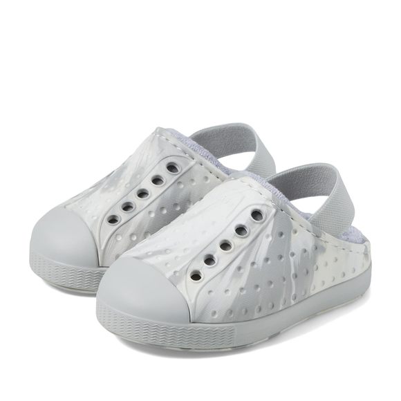 Native Kids Jefferson French Terry Sneakers Grey Marble 7 Toddler - Picture 1 of 1